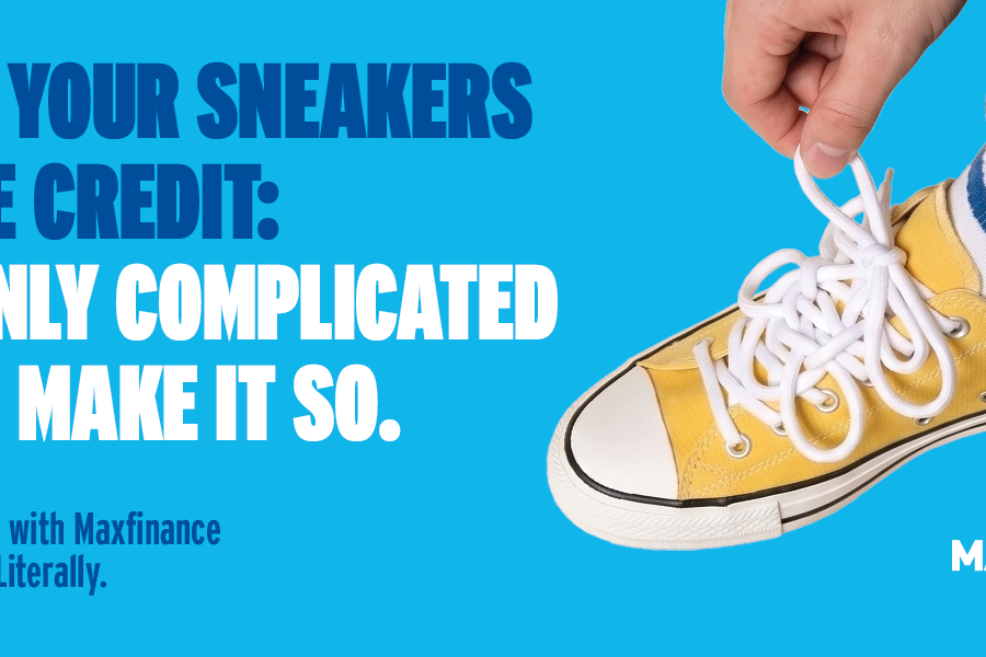 Banner Maxfinance new campaign "It's only complicated if you make it so"